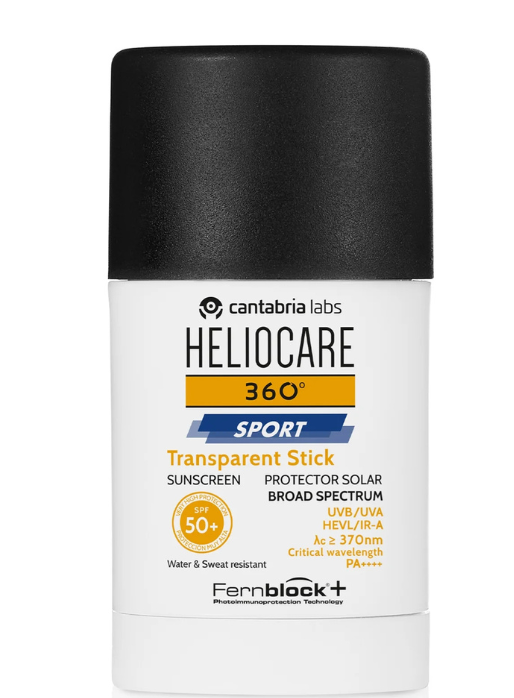 an image of Heliocare 360° Sport Transparent Stick SPF50