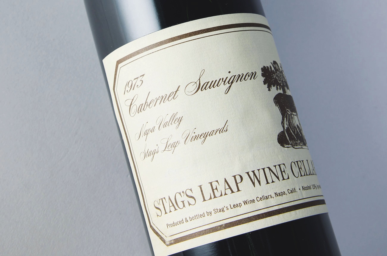 A bottle of Stags Leap 1973