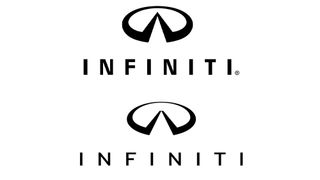 The old Infiniti logo and new Infiniti logo