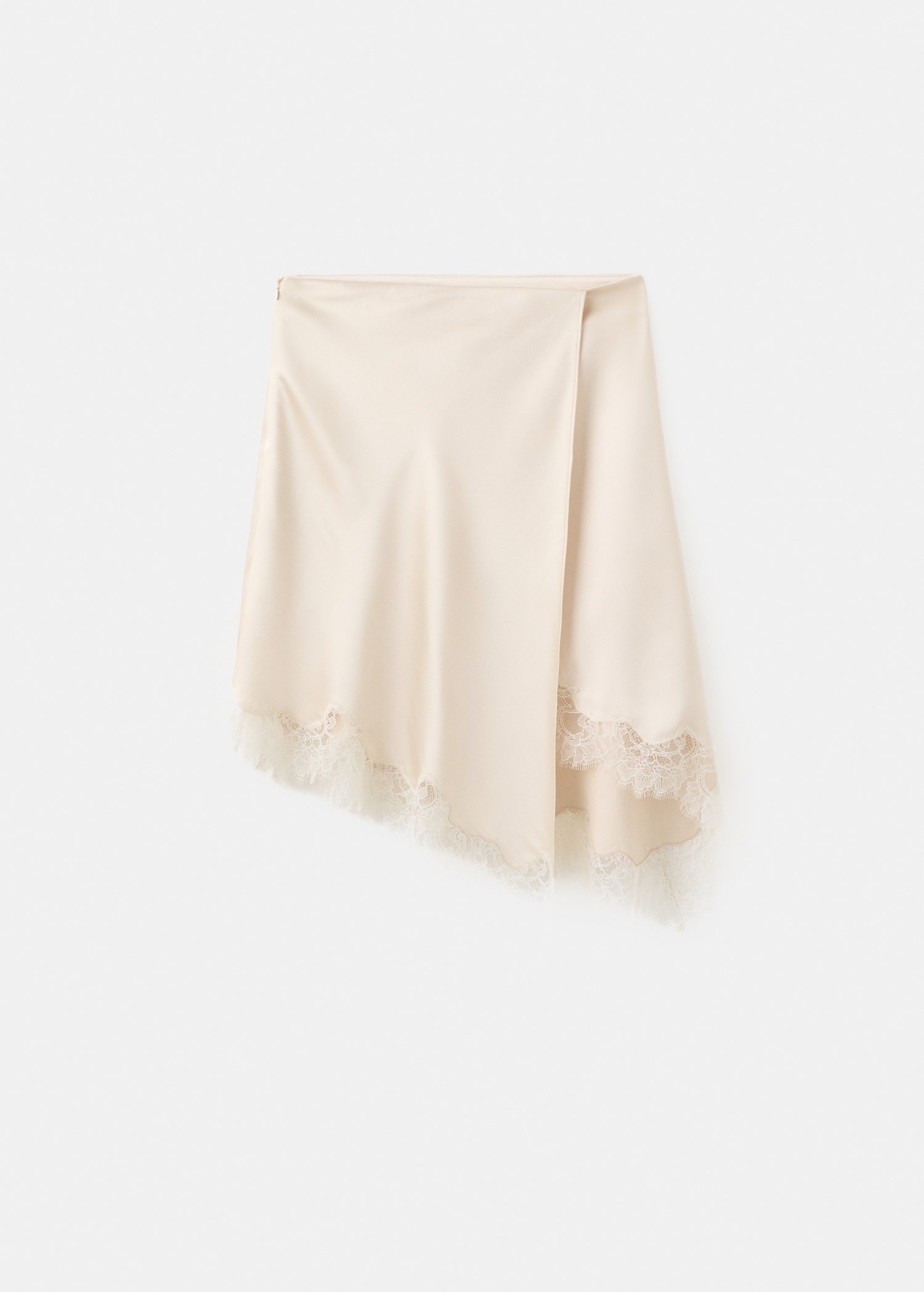 Lingerie Wrap Skirt With Slit - Women | Mango Usa