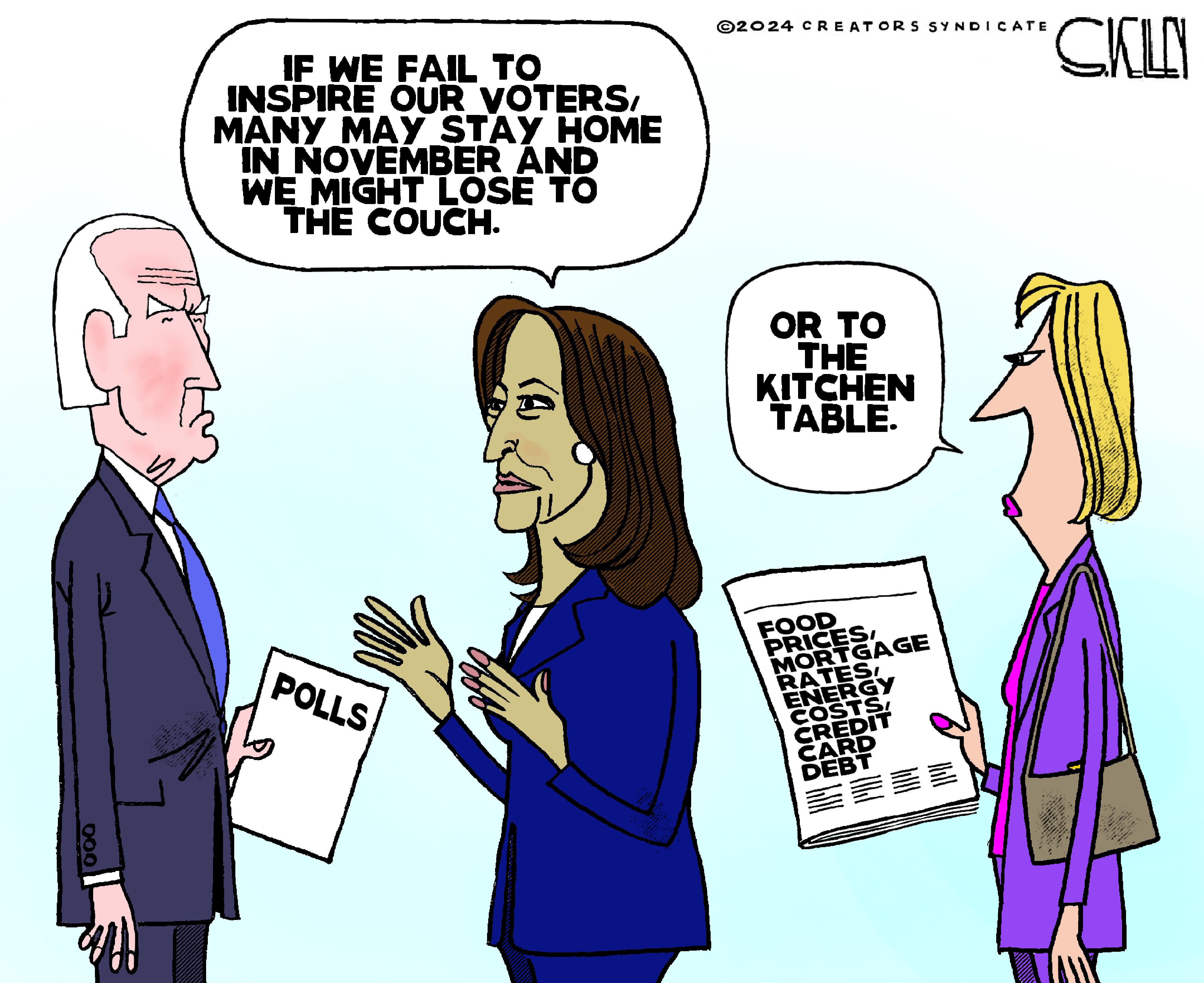 Political cartoon
