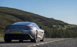 The Vanquish is a fully paid up member of the 200mph club