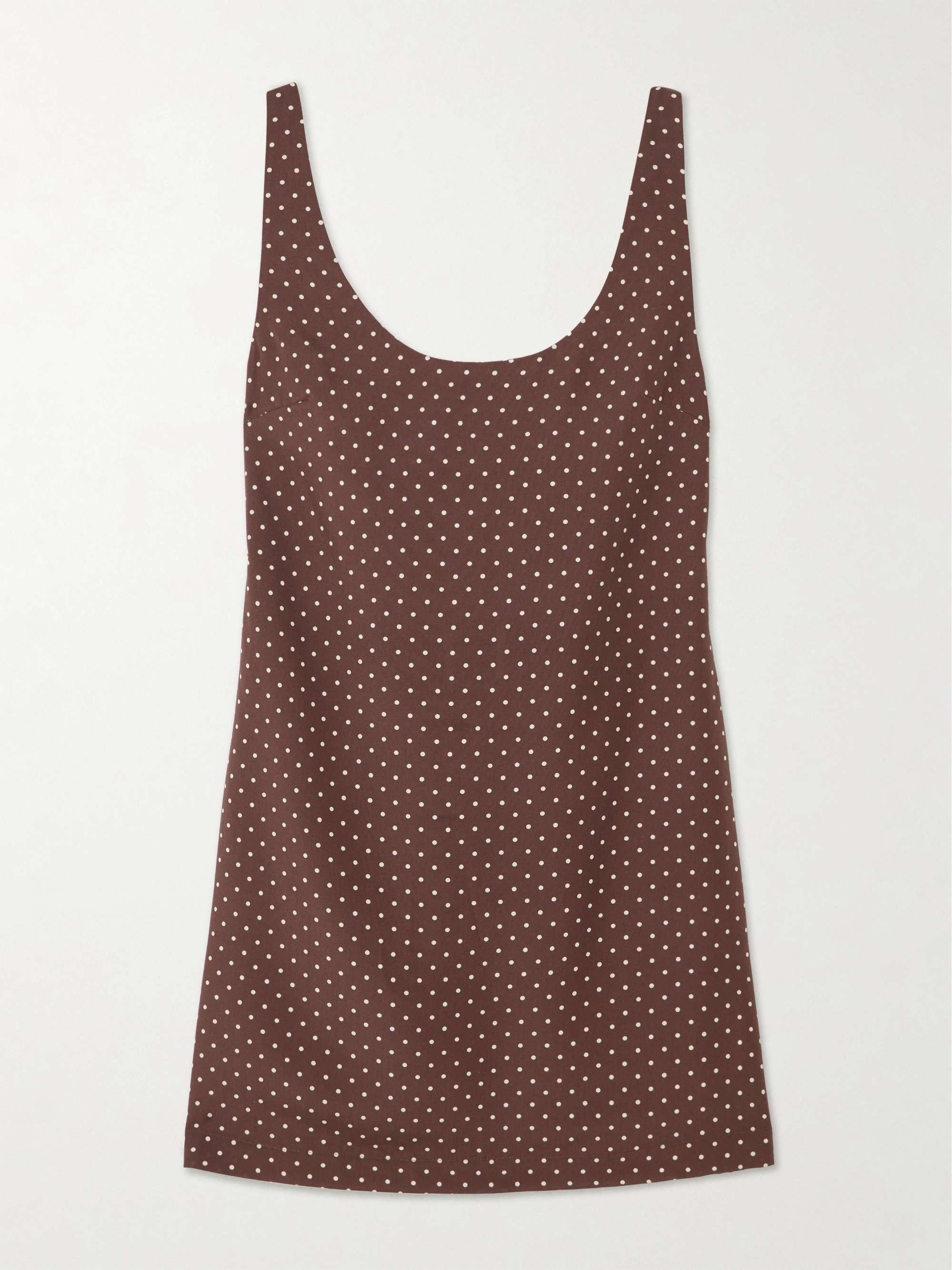 Evie Polka-Dot Tencel&amp;trade; Lyocell Mini Dress