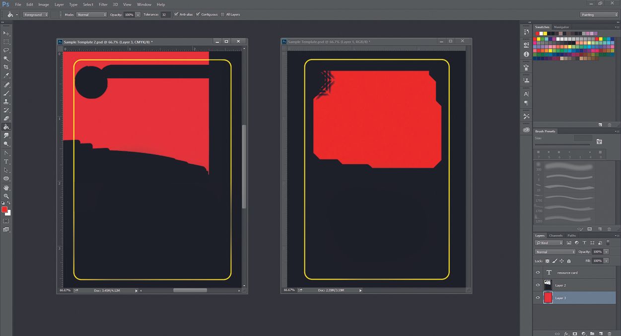 It's important to access you canvas - in this case it's very specific!