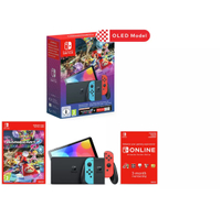 Nintendo Switch OLED + Mario Kart 8 Deluxe + 3 Months Switch Online: £299.99 at Argos