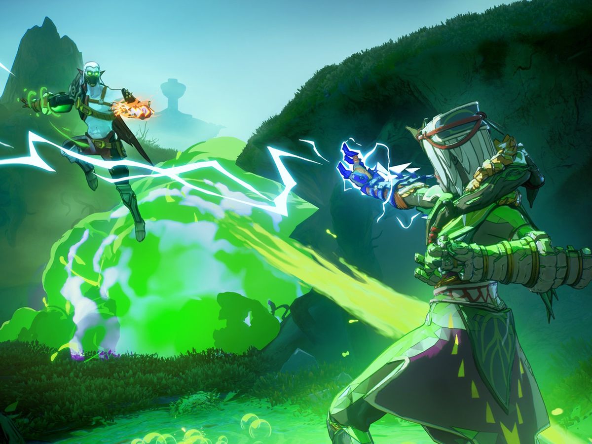 Spellbreak Lightning Bogmore Battle