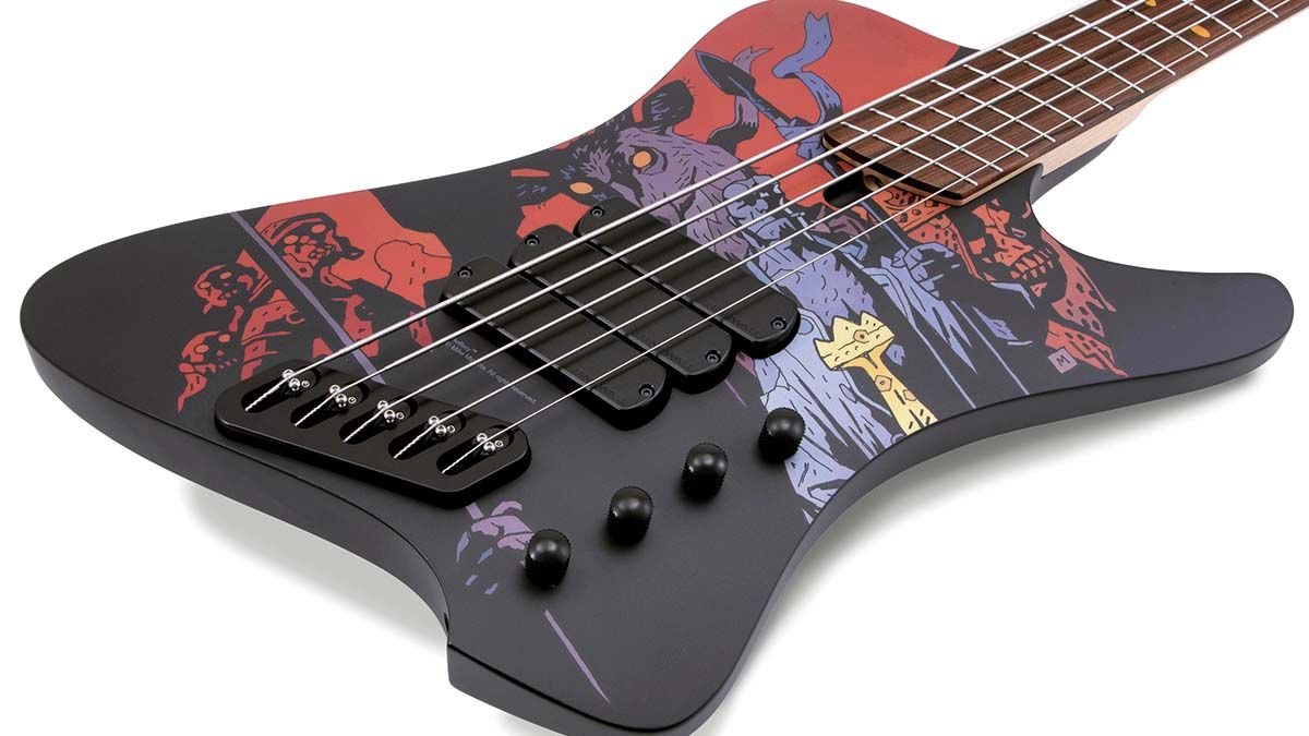 Dingwall D-Roc Standard 5 and Hellboy