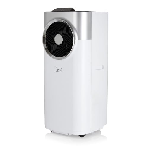 Black+decker Bxac40008gb Portable 3-In-1 Air Conditioner With 24-Hour Timer, Remote Control, 12,000 Btu, White