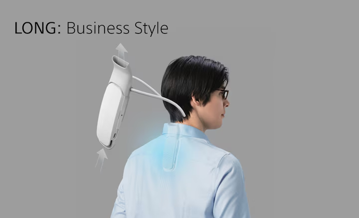 Sony makes a personal heatsink for the back of your neck and it's got a toasty-looking warming option, too