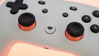 Google Stadia controller orange colorway