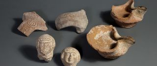 Ancient oil lamps, pottery shards and female figurines were found during an archaeological dig in the City of David in Jerusalem.