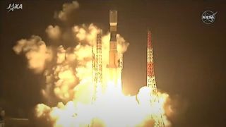 A Mitsubishi Heavy Industries H-IIB rocket launches the final HTV cargo ship to the International Space Station from Tanegashima Space Center at 2:31 a.m. JST on May 21, 2020 (1:31 p.m. EDT/1731 GMT on May 20).