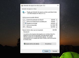 Liberar espacio en tu disco puede ayudarte a solucionar problemas a la hora de instalar Windows 11