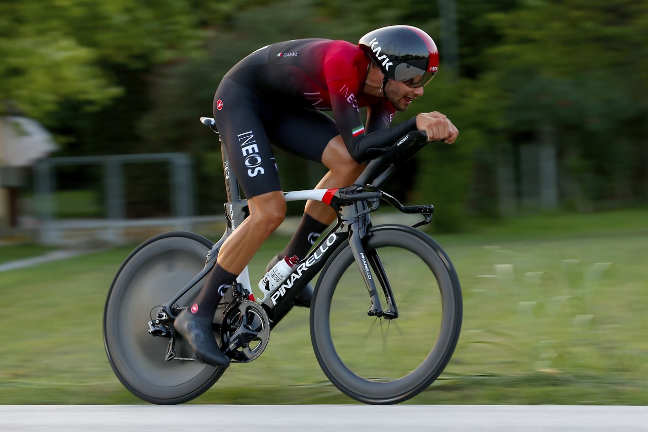 National Championship Italy 2020 Men Time Trial Bassano del Grappa Cittadella 388 km 21082020 Filippo Ganna ITA Team Ineos photo Luca BettiniBettiniPhoto2020