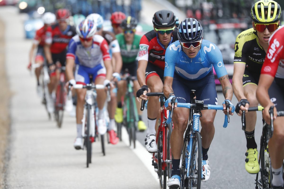 Movistar in the lead on stage 11