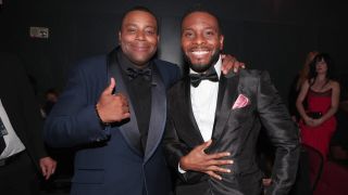 Kenan Thompson and Kel Mitchell at the 2022 Emmys