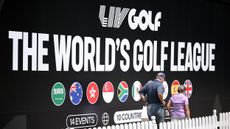 LIV Golf signage 