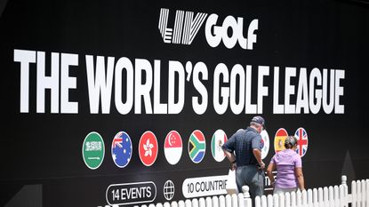 LIV Golf signage