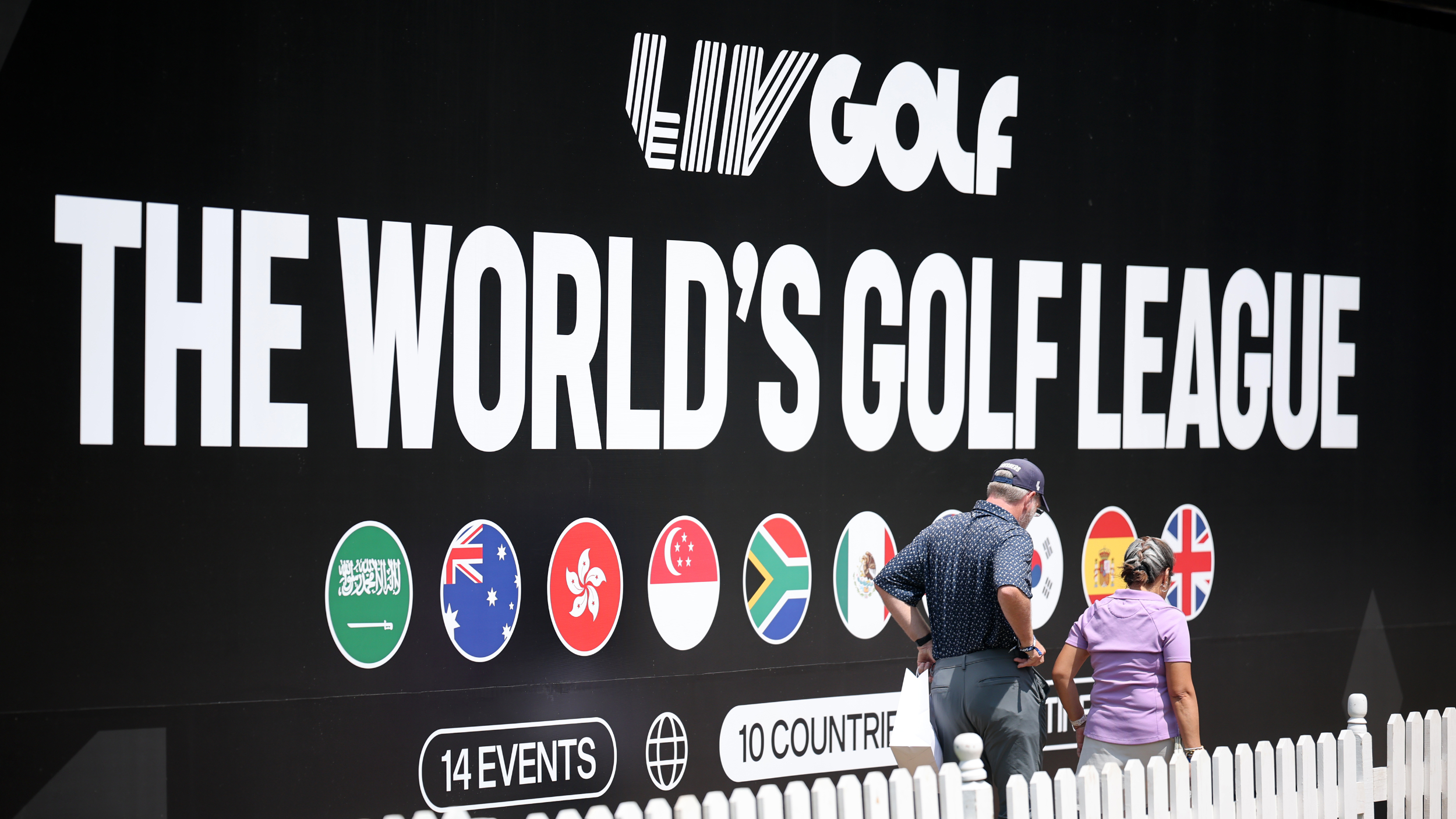 LIV Golf signage
