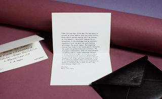 Louis Vuitton Fashion week A/W 2014 invitation