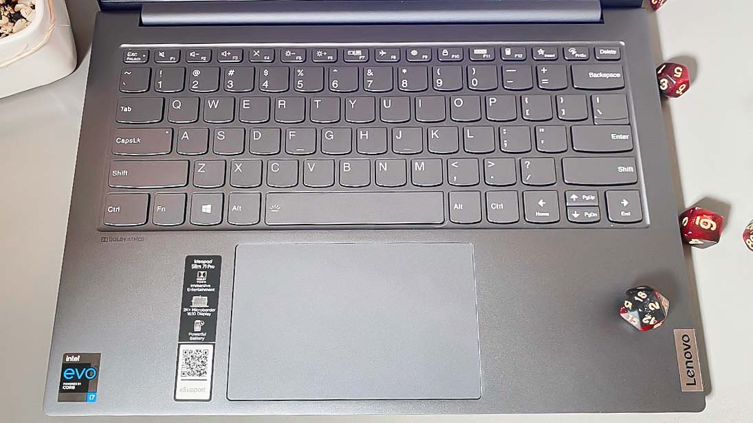 Lenovo IdeaPad 7i Slim Pro keyboard