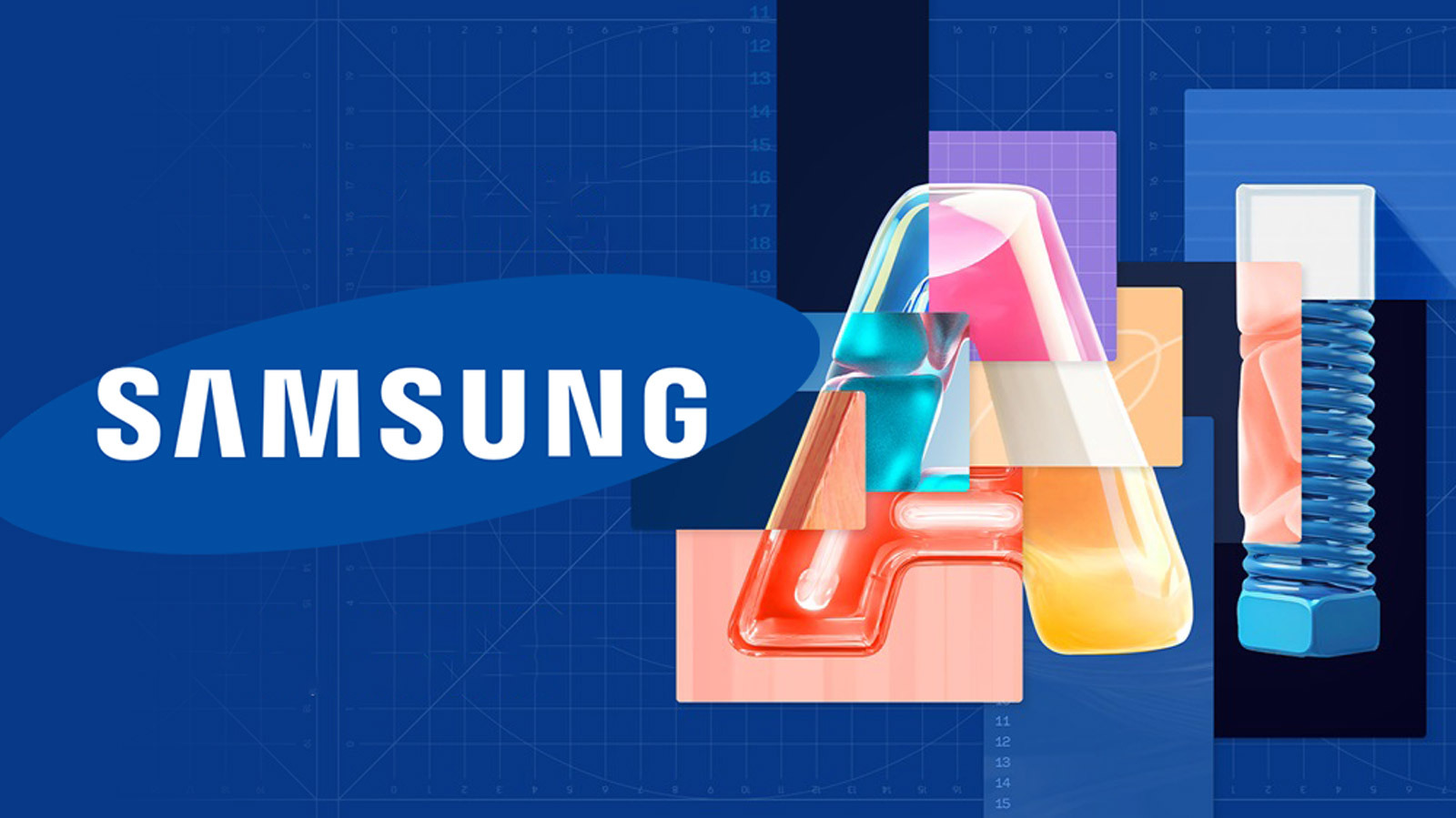 Bild des Samsung-Logos und des Samsung AI-Logos.