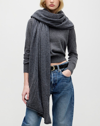 J.Crew  Oversized Cashmere Wrap 