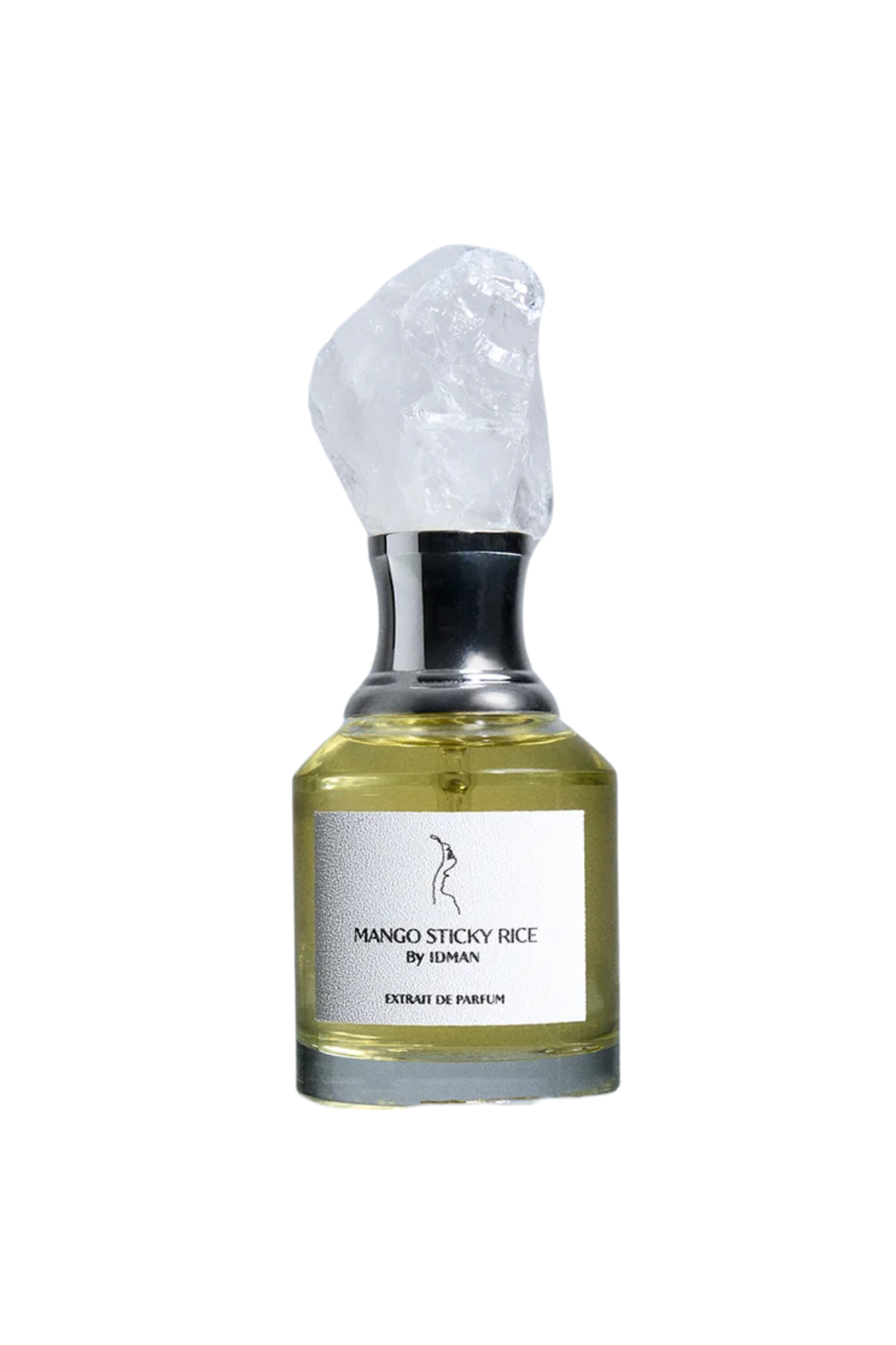 A bottle of IDMAN Mango Sticky Rice fragrance.
