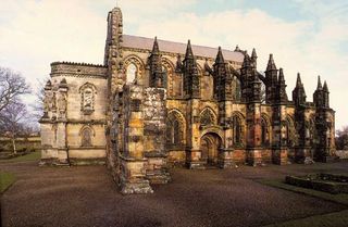 Rosslyn Chapel near Edinburgh. Image courtesy of Rosslyn Chapel