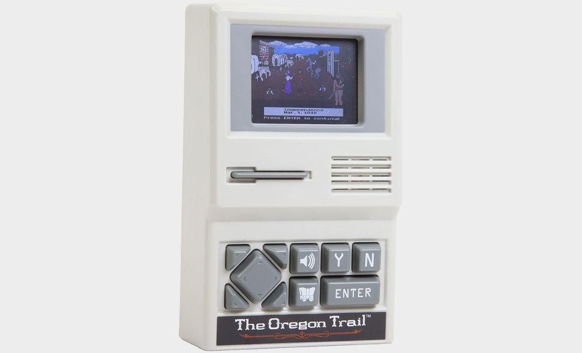 Oregon Trail handheld game