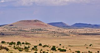 Cinder cones are a common feature of the landscape of the American West
