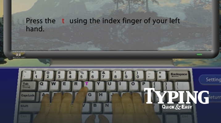 Typing Quick and Easy: Best typing software for kids with a range of mini games