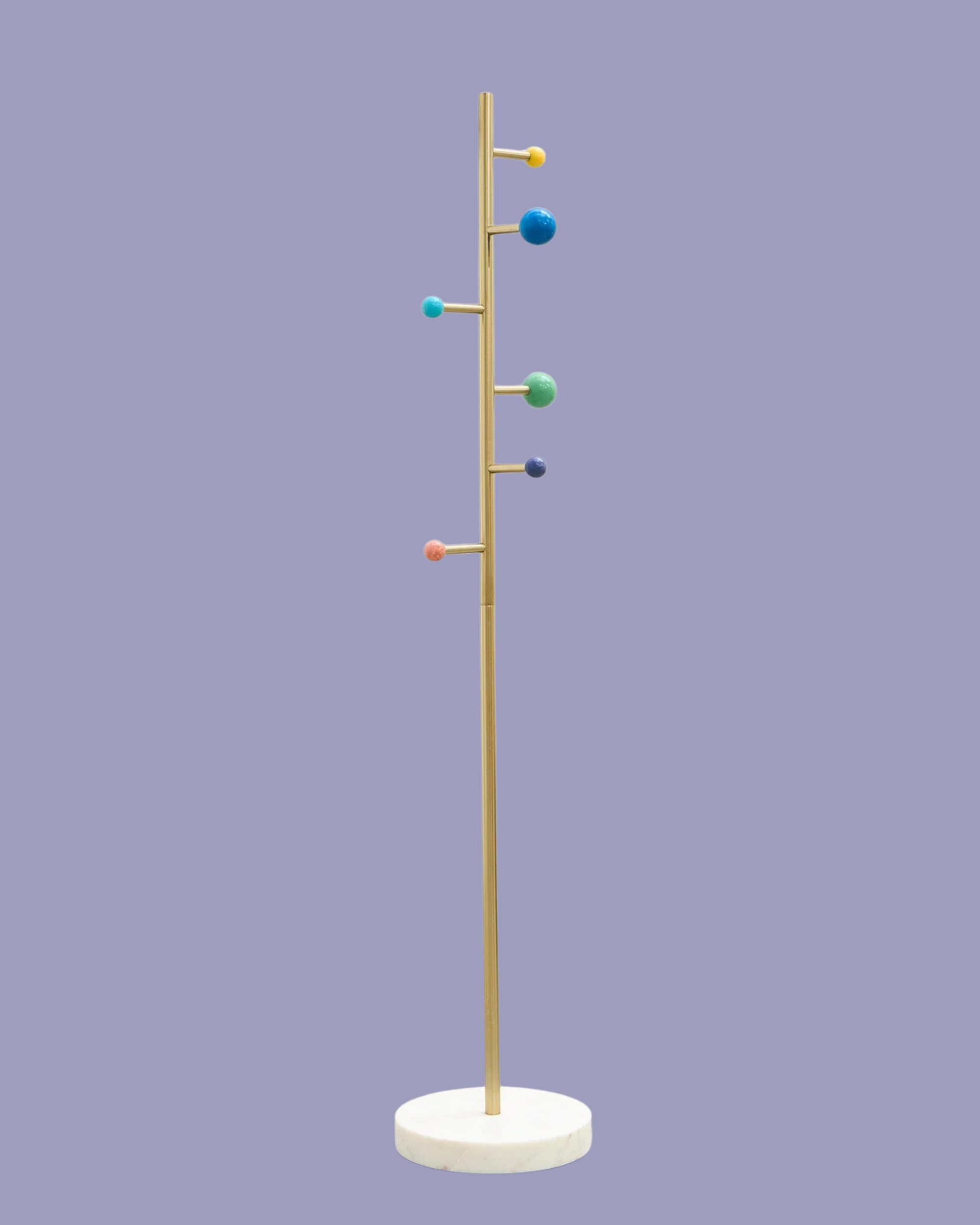 Resin & Marble Gold Coat Stand 