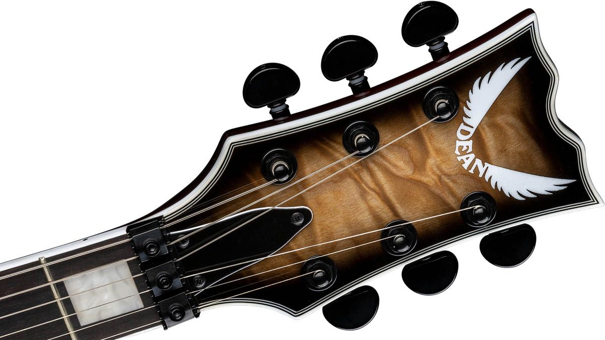 Dean Thoroughbred Select w/quilted maple, floyd rose