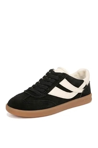 Vince, Women&#039;s Oasis-W Lace Up Fashion Sneaker Black Suede (Were $250) 