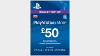 £50 PS Store credit | just £43.99 at CDKeys