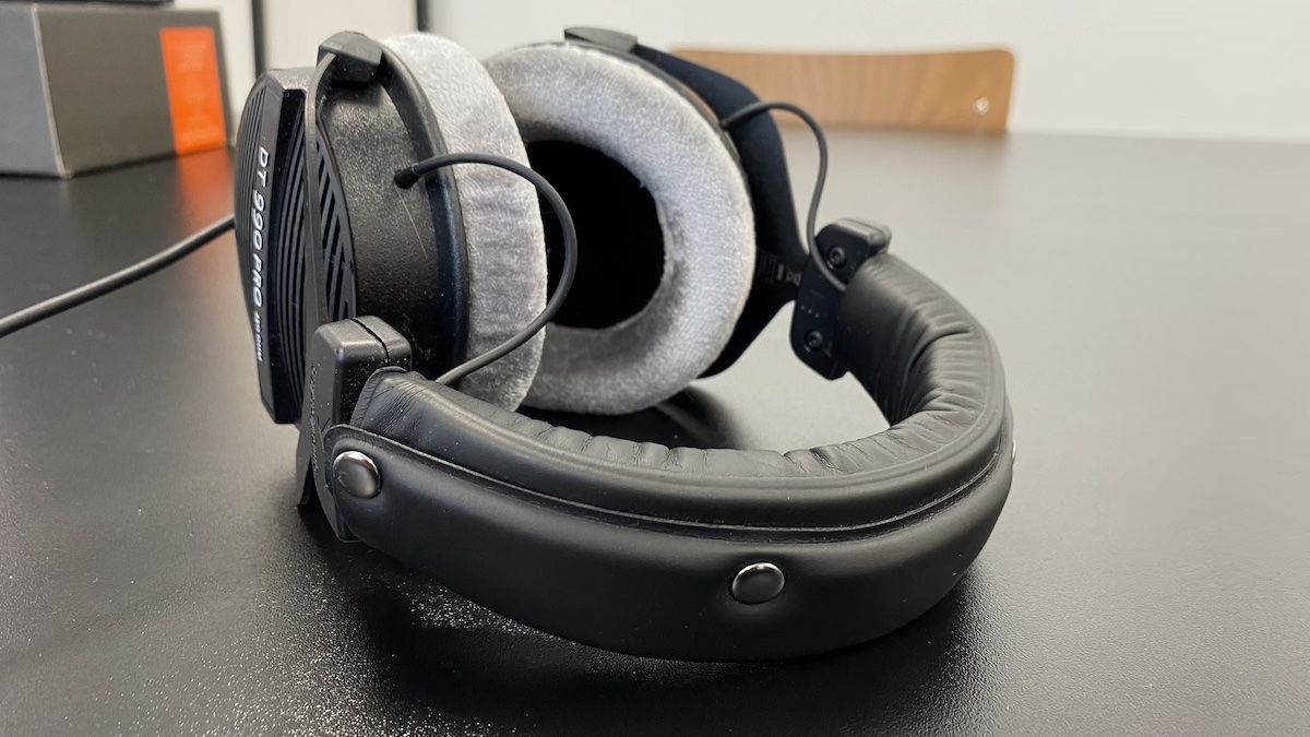 Beyerdynamic DT 990 Pro on a black surface