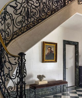 decorative cast iron staircase