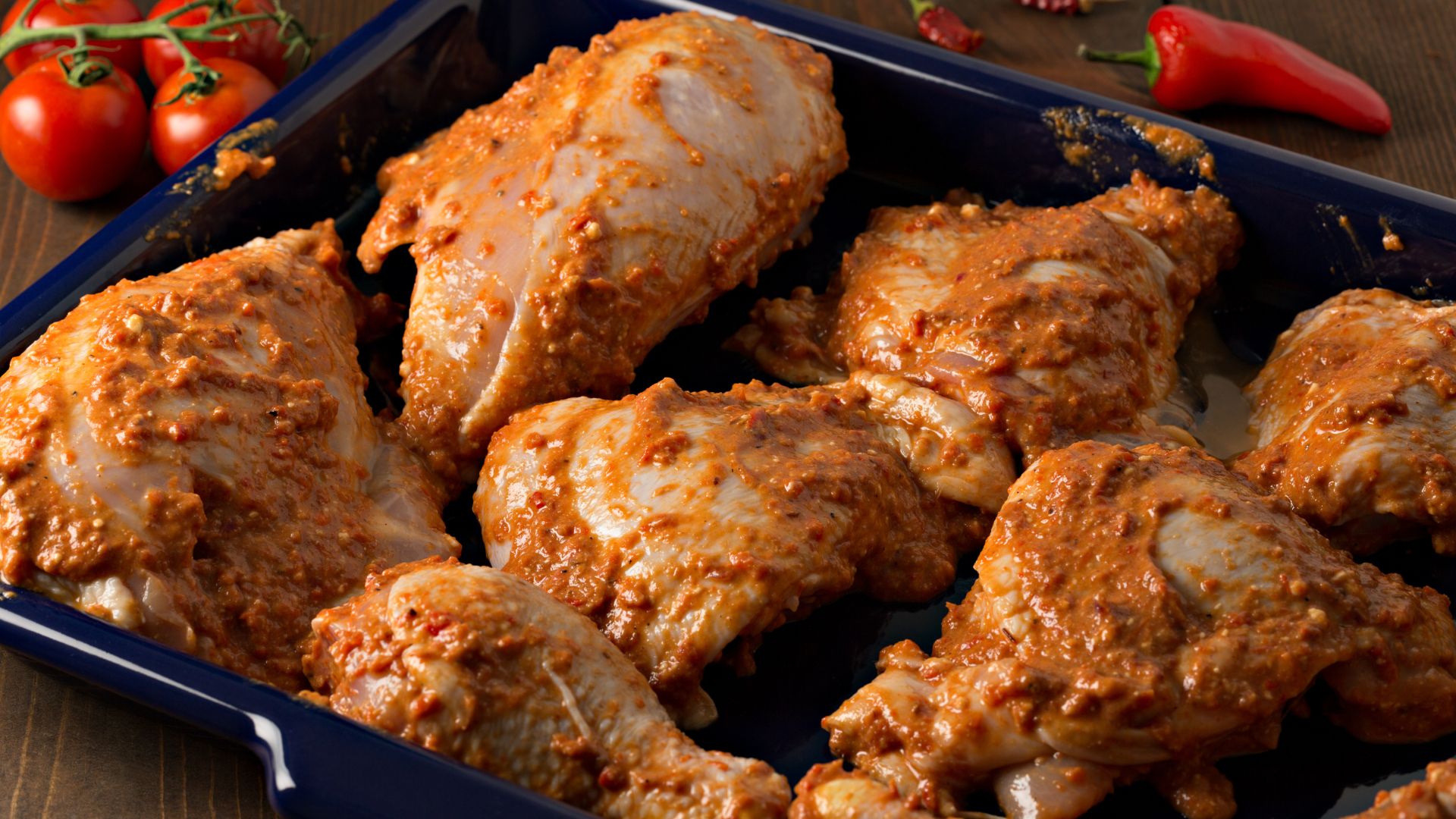 Piri piri seasoned chicken