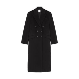 G. Label by Goop Exaggerated Double-Breasted Overcoat