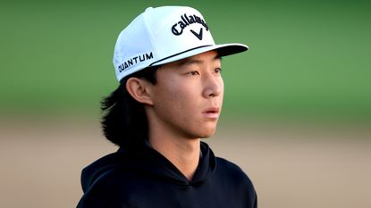 Ethan Fang at the Dubai Desert Classic in January 2026