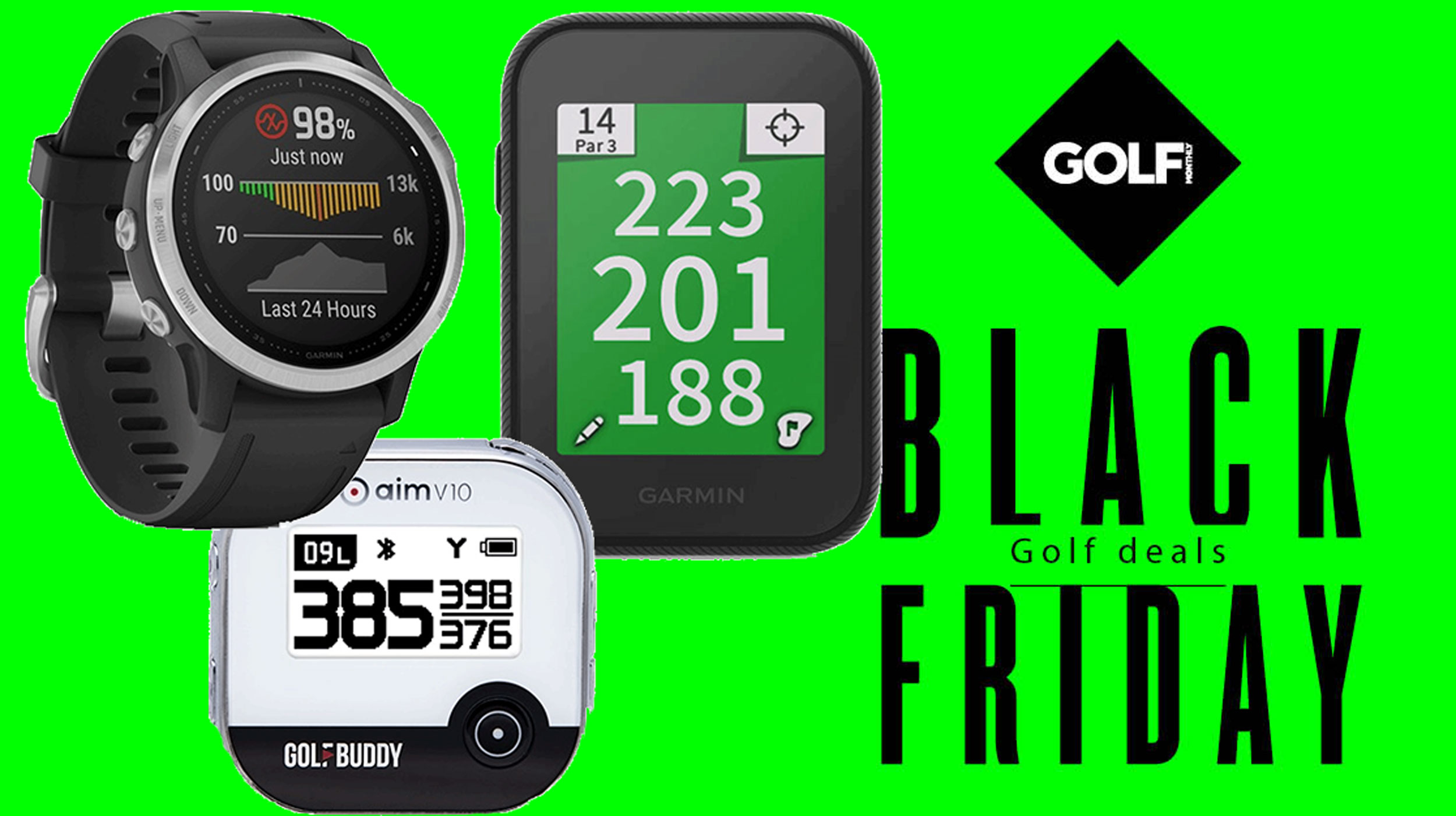 ergens bij betrokken zijn Panter legering Best Black Friday Golf GPS Deals - Handhelds And Watches | Golf Monthly