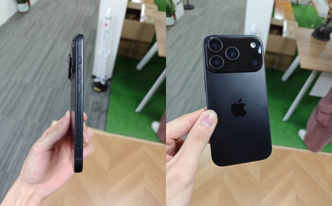 Leaked image of an iPhone 17 Pro dummy unit from leaker Majin Bu Official