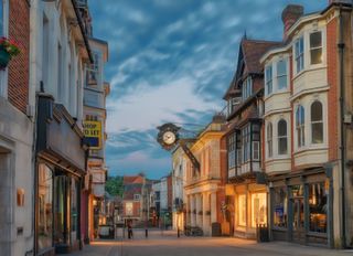 street in Winchester, England