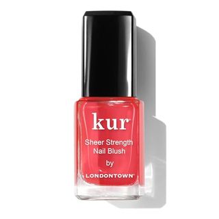 Londontown Sheer Strength Nail Blush - 2-In-1 Tinted Nail Hardener Strengthening Treatment With Jelly Finish