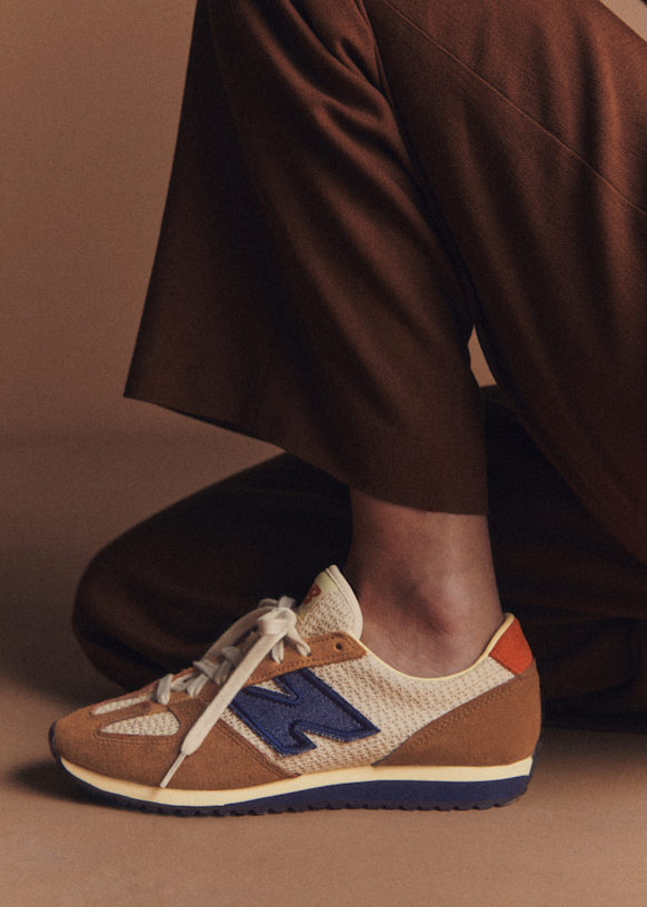 S&amp;eacute;zane X New Balance - Ecru / Brown - S&amp;eacute;zane