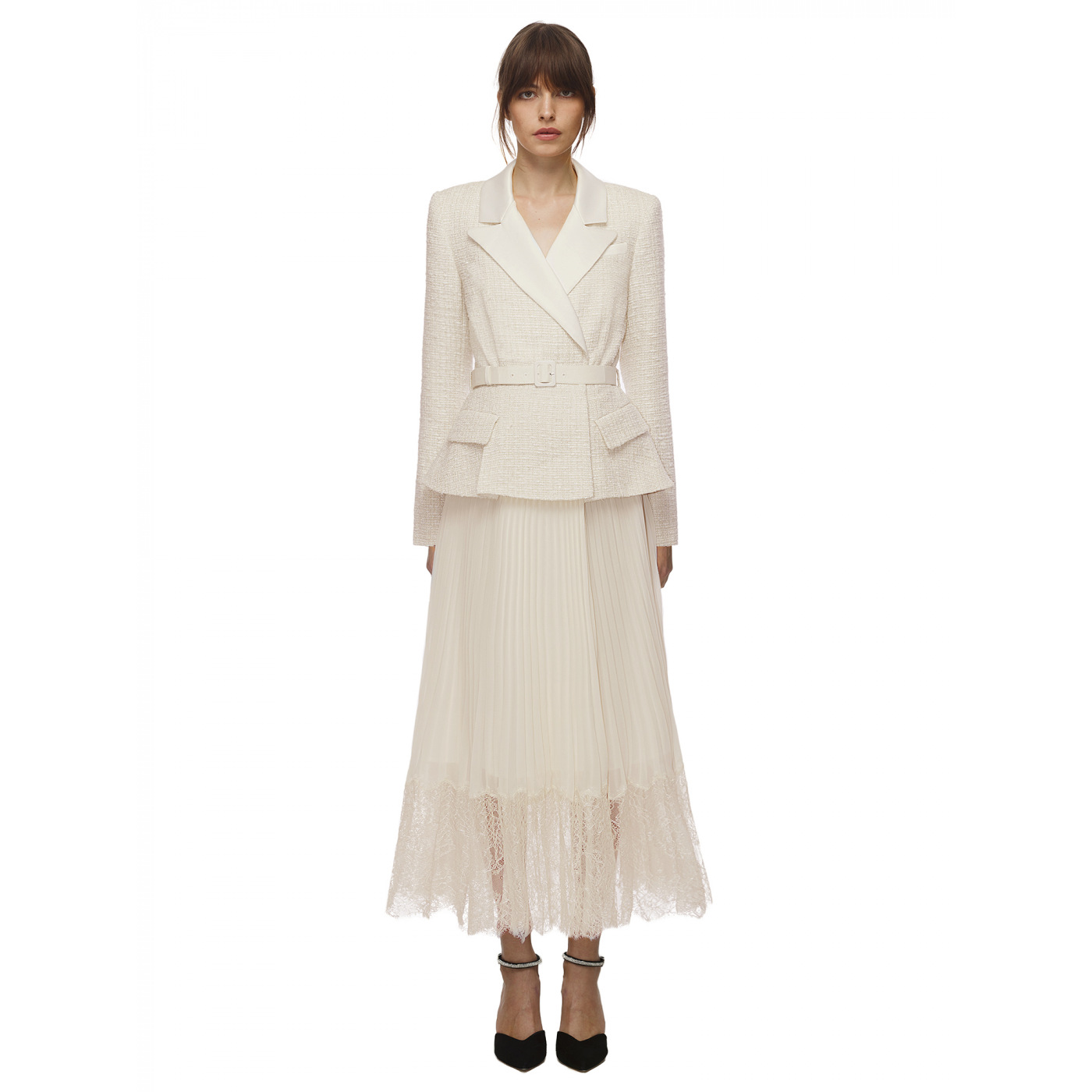 kate middleton cream dress Kate Middleton Ivory Prom Dress With Long Sleeves TCD8893