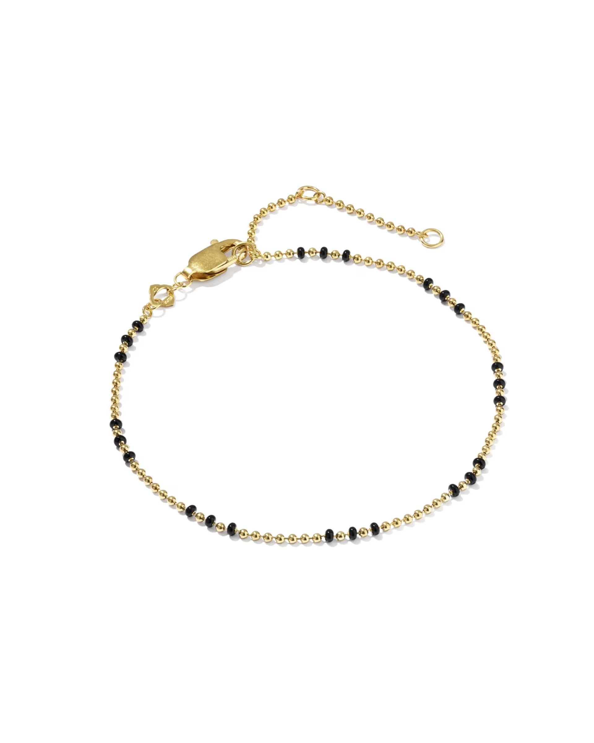 Kendra Scott, Alice Color Beaded 14k Gold-Filled Chain Bracelet