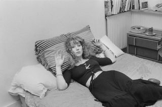 Photo shows Helen Mirren in her Fulham home, picture taken 26th September 1975 . (Photo by Daily Mirror/Mirrorpix/Getty Images)