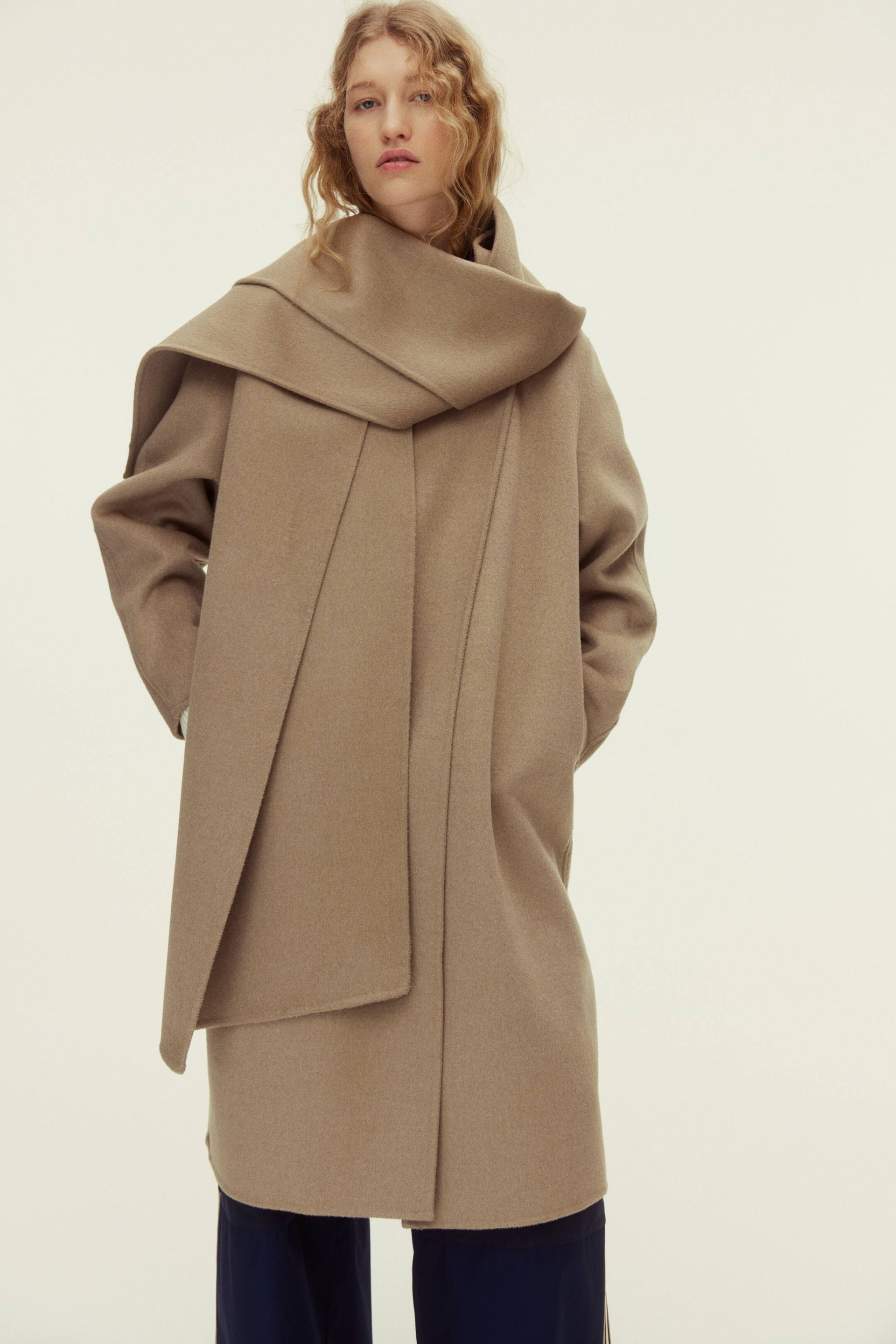 hm, Handmade Wool-Blend Coat